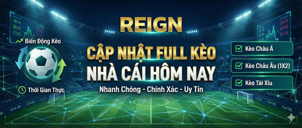 kèo nhà cái hôm nay