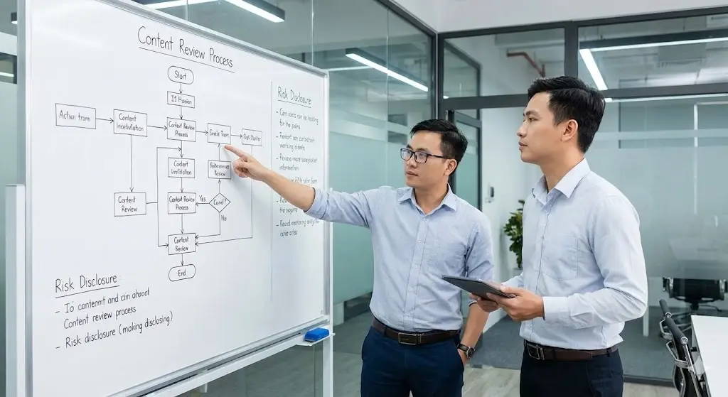 Sự phối hợp minh bạch và Quy trình kiểm duyệt